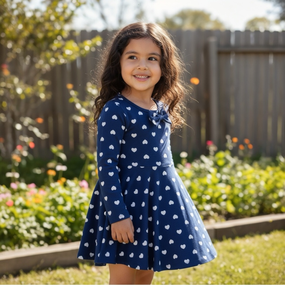 Fab Kids Girls Long Sleeve Dress Bundle - Size XXS (2-3T)